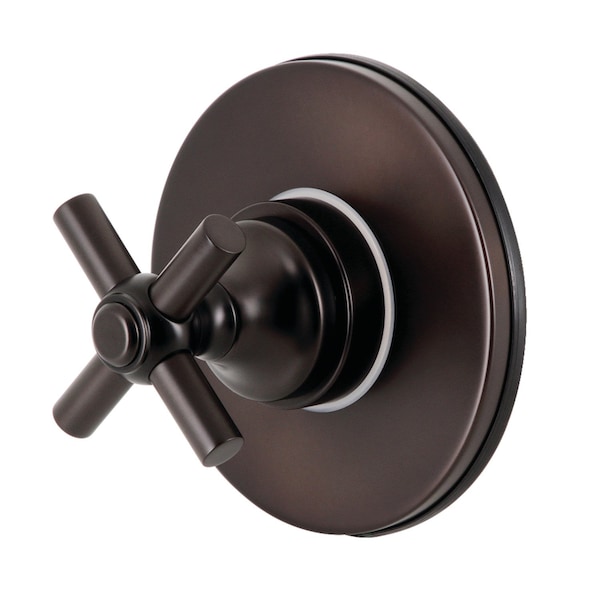 SingleHandle ThreeWay Diverter Valve with Trim Kit, Oil Rubbed Bronze